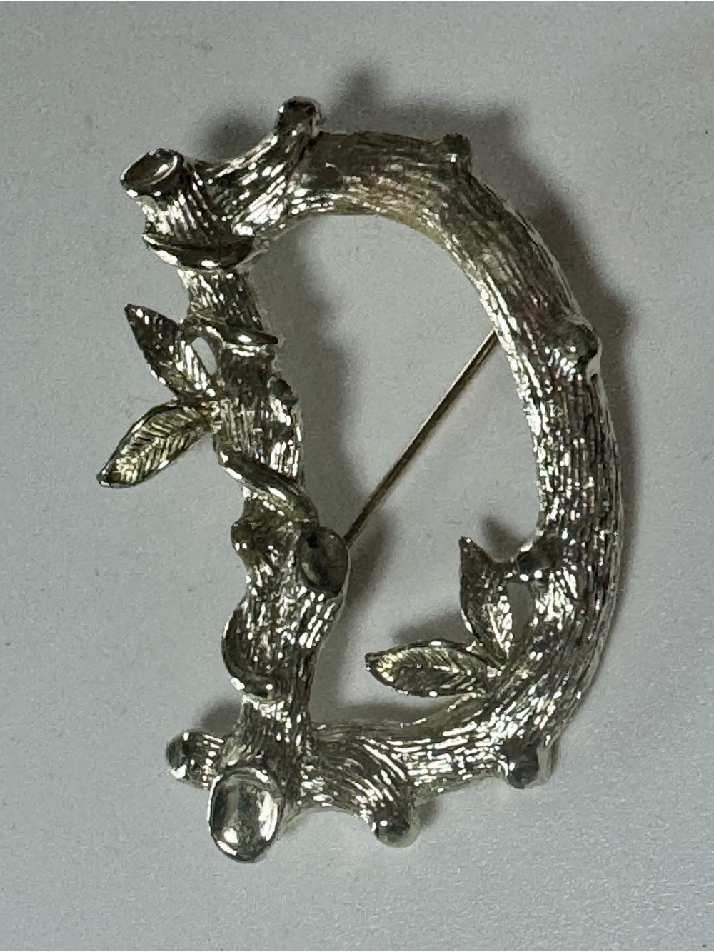 Vintage Sarah Coventry "Sarah's ABCs" Letter "D" Pin Brooch (Signed)